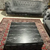 مبل چستر میز وسط و میز ناهاخوری|مبلمان خانگی و میز عسلی|کرج, منطقه ویژه اقتصادی پیام|دیوار