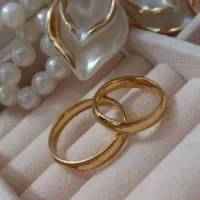 حلقه رینگ نگین دار و ساده