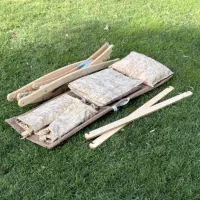 گهواره ننو تاشو بانوج چوبی عمده با ساک حمل|اسباب و اثاث بچه|اصفهان, شهشهان|دیوار