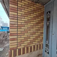 نما آجر پلاک .نما سنگ . نما آجرسنتی .و خورده کاری