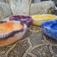 سبدهای بافتنی کاملا نو تازه بافته شده