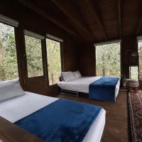 کلبه چوبی کنار دریاچه دلنشین|فروش خانه و ویلا|جوادآباد, |دیوار