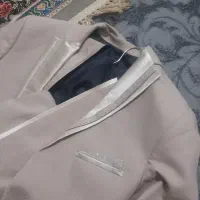 کت شلوار کرم نو یبار بیشتر تن نخورده