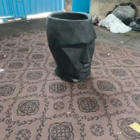 گلدان صورت انسان مشکی|گل و گیاه طبیعی|تهران, شهرک دانشگاه|دیوار