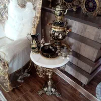 میز برنزی میزخاطره قلم سیاه برنز پایه سنگین