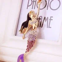 گردنبند رومانتویی پری دریایی سایت آمازون