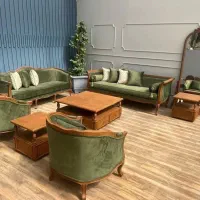 مبل فرانسوی تمام چوب راش|مبلمان خانگی و میز عسلی|اصفهان, عطار نیشابوری|دیوار