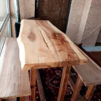میز ناهارخوری۴ نفره  چوبی|میز و صندلی غذاخوری|لاهیجان, لیل|دیوار