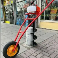 دستگاه چاله کن نهال زن فنس گودال موتوری کوشین ژاپن