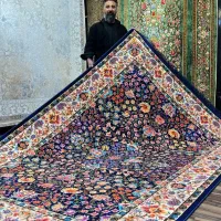 فرش ابریشم ماشینی گلستان