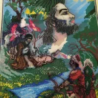 تابلوفرش دستبافت.ضامن اهو.