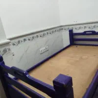 تخت تمام چوب تک نفره|تخت و سرویس خواب|نکا, |دیوار