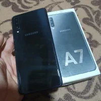 گوشی سامسونگ a7 با حافظه 128 همراه کارتن
