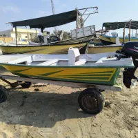 موتور قایق 25چهار زمانه استارت وهندل نو|قطعات یدکی و لوازم جانبی|بندرعباس, |دیوار