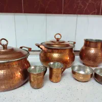 ظروف مسی مناسب جهیزیه. قابلمه مسی