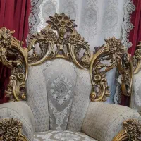 مبل نه نفره سلطنتی|مبلمان خانگی و میز عسلی|بهارستان, |دیوار