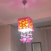 لوستر خارجی با دیوارکوب