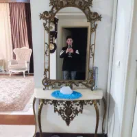 اینه شمعدان تمام برنج