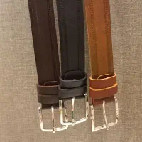 کفش تبریزی کمربند چرم مشکی عسلی قهوه ای|کیف، کفش، کمربند|تهران, شهید اسدی|دیوار