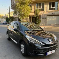 پژو۲۰۷مشکی سقف فلز دنده ای مدل۱۴۰۱|خودرو سواری و وانت|تهران, سازمان برنامه شمالی|دیوار