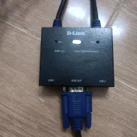 KVM VGA switch D Link 222  سوئیچ ۲ پورت
