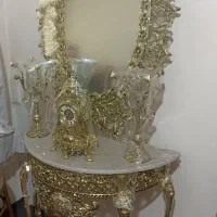 آینه و شمعدان طرح برونز نو اکبند