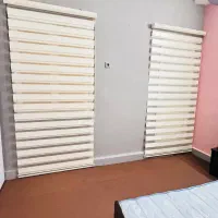 پرده زبرا سالم تمیز درحد نو