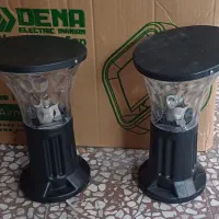 چراغ سردری ۳۰ سانت مشکی و  حباب دیواری