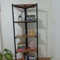 کتابخانه چوب و فلز|کتابخانه، شلف، قفسه‌های دیواری|تهران, چیتگر جنوبی|دیوار