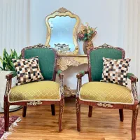 مبل استیل سلطنتی ۸ نفره طرخ فرانسوی|مبلمان خانگی و میز عسلی|تهران, ولنجک|دیوار