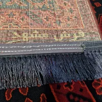 گالری فرش فراشی لاکی قرمز نقشه دست باف مشهد