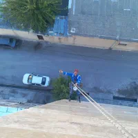 عایق نانو کار در ارتفاع با طناب راپل|خدمات پیشه و مهارت|ایلام, |دیوار