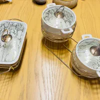 دو عدد سوفله خوری چینی نو