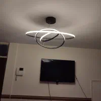 لوستر گرد led ساده