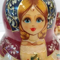 ماتروشکا لوکس نه تکه روسی کلکسیونی