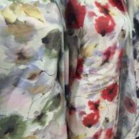 لباس و چادر ست  ابریشم چروکی