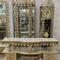 کنارسالنی بوفه ساعت میز تلویزیون برنجی خالص|میز تلفن|مشهد, طلاب|دیوار