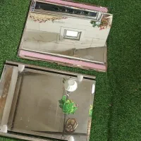 دو عدد آینه روشویی کاملا سالم