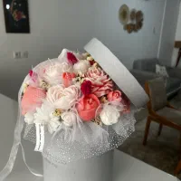 باکس گل جاودان معطر فیتیله دار