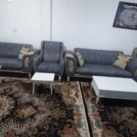 مبل هشت نفره مدل چستر همراه یک میز و سه عسلی|مبلمان خانگی و میز عسلی|چهاردانگه (تهران), |دیوار