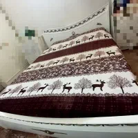 تخت چوبی سفید با تشک|تشک تختخواب|شاهین‌شهر, خانه کارگر|دیوار