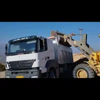 حمل شن و ماسه،سنگ آجرسیمان گچ ومصالح در تناژ مختلف