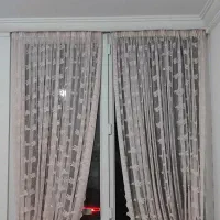 پرده توری مدل پینترسی