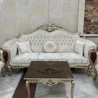 مبلمان استیل سلطنتی با غذاخوری (مدل الیزابت)|مبلمان خانگی و میز عسلی|تهران, نیروی هوایی (پیروزی)|دیوار