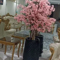 درختچه شکوفه مصنوعی صورتی نو|گل مصنوعی|تهران, آهنگ|دیوار
