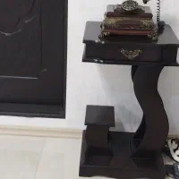 میز تلفن ب همرا گوشی تلفن