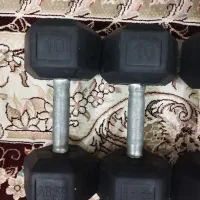 ۱۷۰ کیلو دمبل و میز چهارحالته|تجهیزات ورزشی|ساری, |دیوار