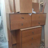 سرویس تخت کامل تمام چوب به همراه تشک