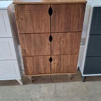 جاکفشی ۶ درب MDF جادار قهوه‌ای نو|جاکفشی، کمد، دراور|تهران, شهید رجایی|دیوار