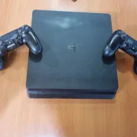 دستگاه ps4 اسلیم ، دو دسته ، ۱ ترابایت|کنسول، بازی ویدئویی و آنلاین|قزوین, |دیوار